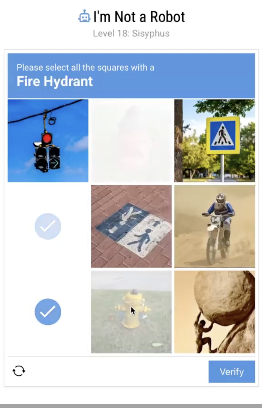 I'm Not a Robot Level 18: I'm Not a Robot Level 18 Solution Walkthrough