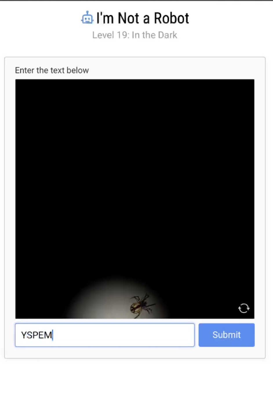 I'm Not a Robot Level 19: I'm Not a Robot Level 19 Solution Walkthrough